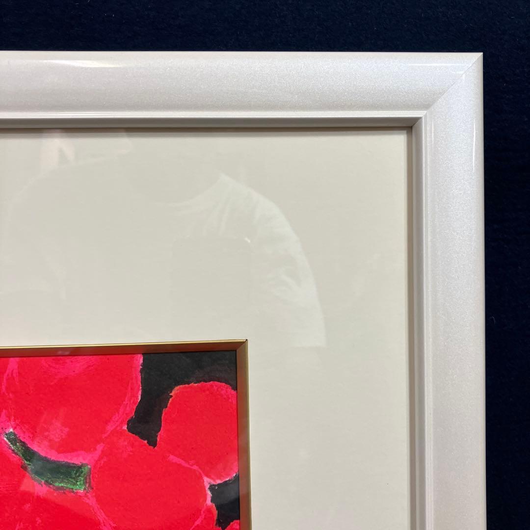 リトグラフ版画　ベルナール•カトラン「画集挿入の版画」