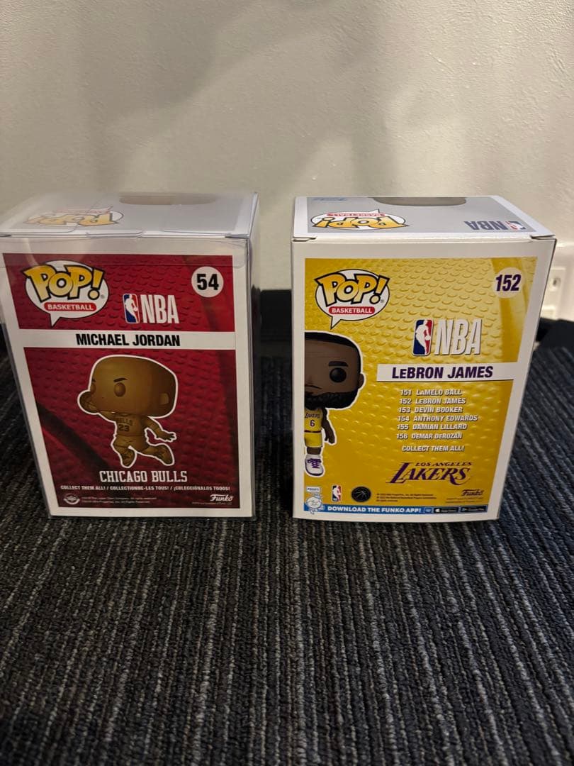 funko pop NBA ブロンズ ジョーダン&レブロン 未開封