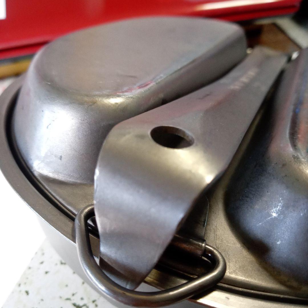 U.S. 1963年製 米軍スキレットパンセットスプーン。フォーク。ナイフ付き