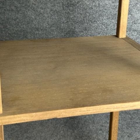 千家十職指物師駒沢利斎造二重棚更好棚共箱 [B2]