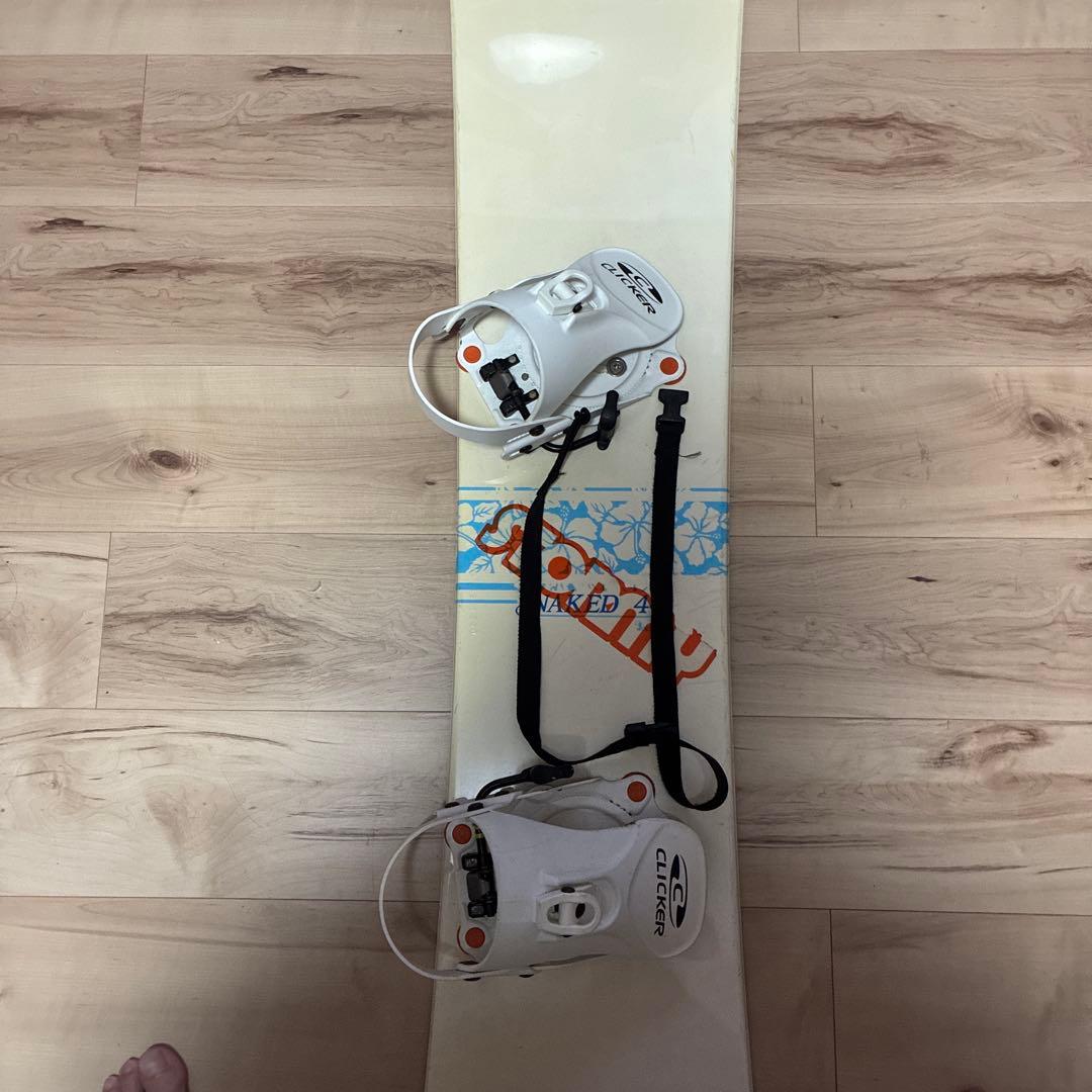 CLICKER スノーボード ビンディング ＮＡＫEDスノーボード、ステップイン