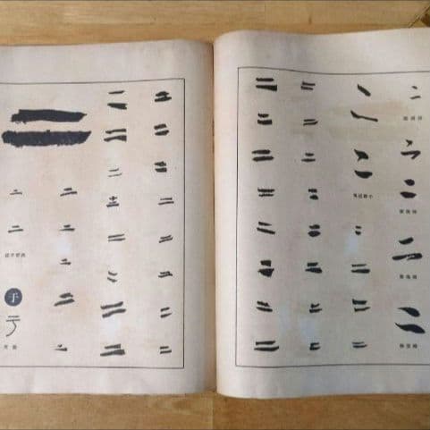 【昭和14年発行】初版 書體大辞典 第一巻 全307頁