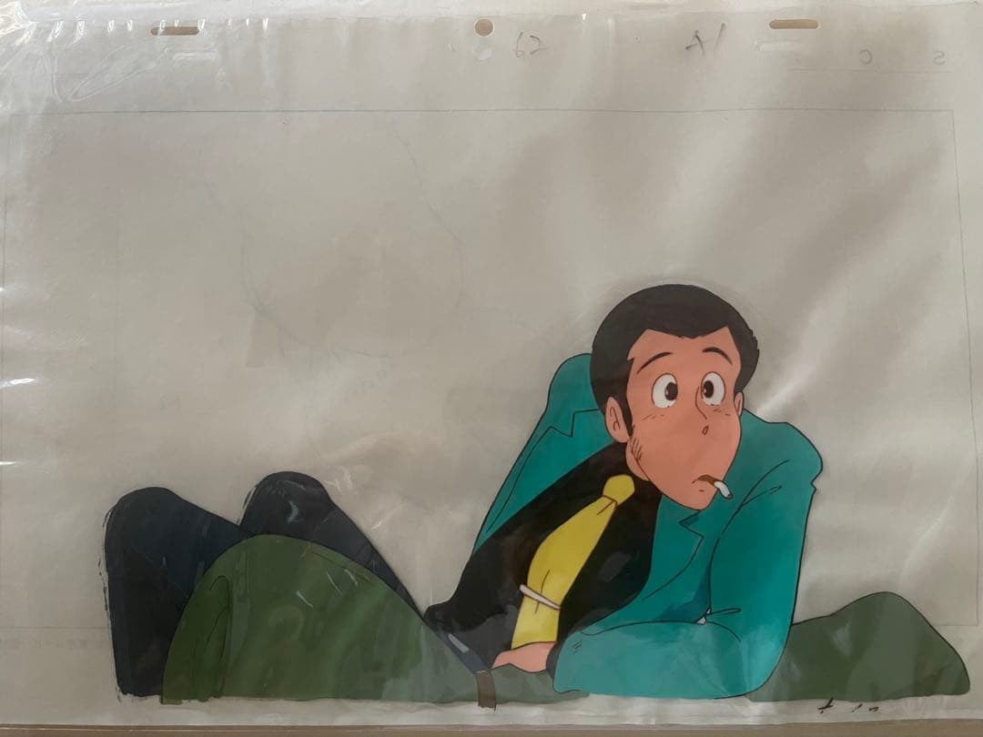 ルパン三世　カリオストロの城　セル画　ラフ原画　宮崎駿監督作品