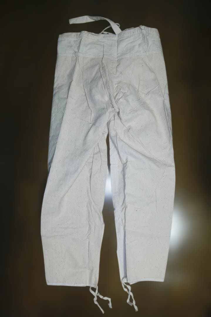 旧日本海軍「作業衣（ズボン）偕行社　３本」未使用品