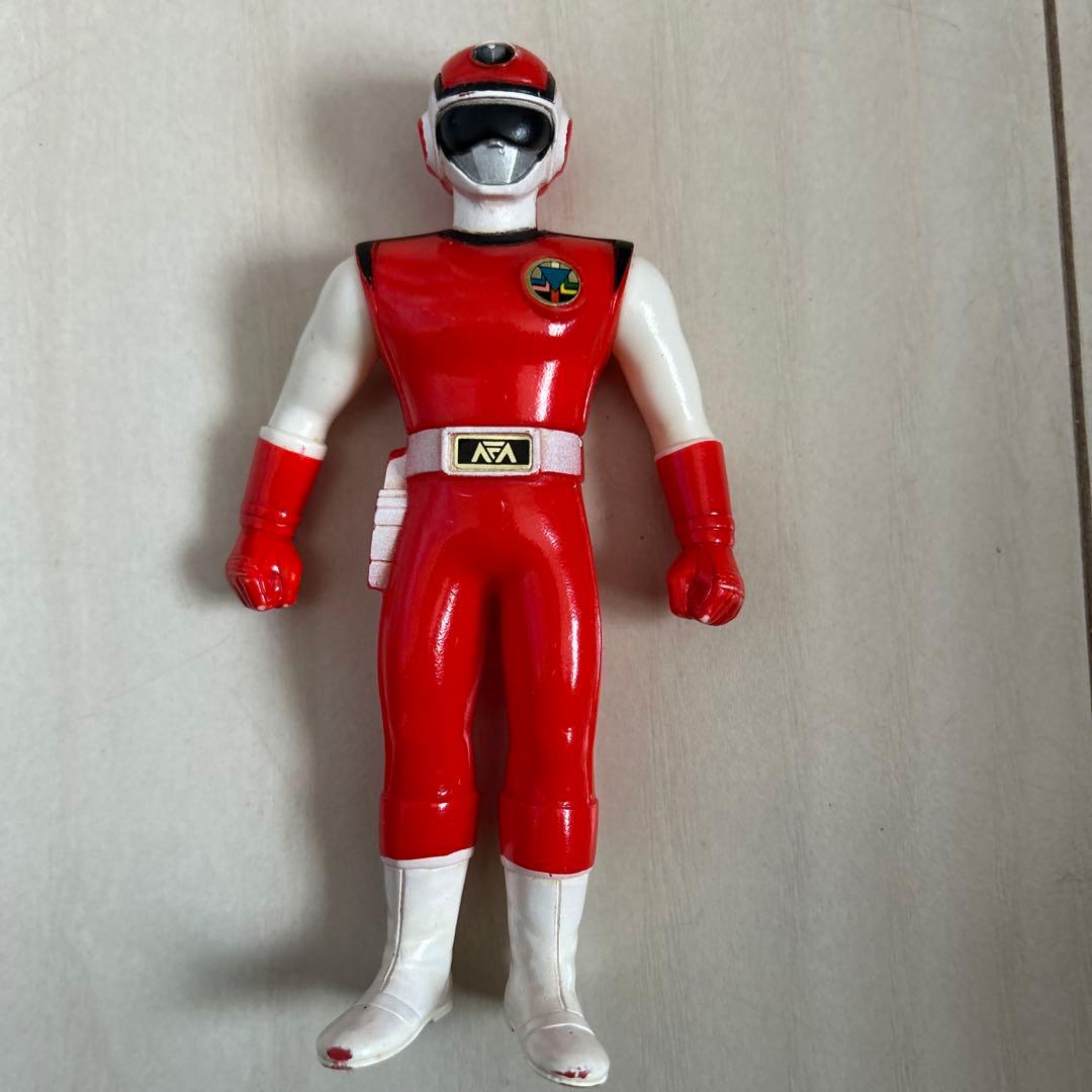 昭和レトロ　超貴重　超新星フラッシュマン　ソフビ5体セット