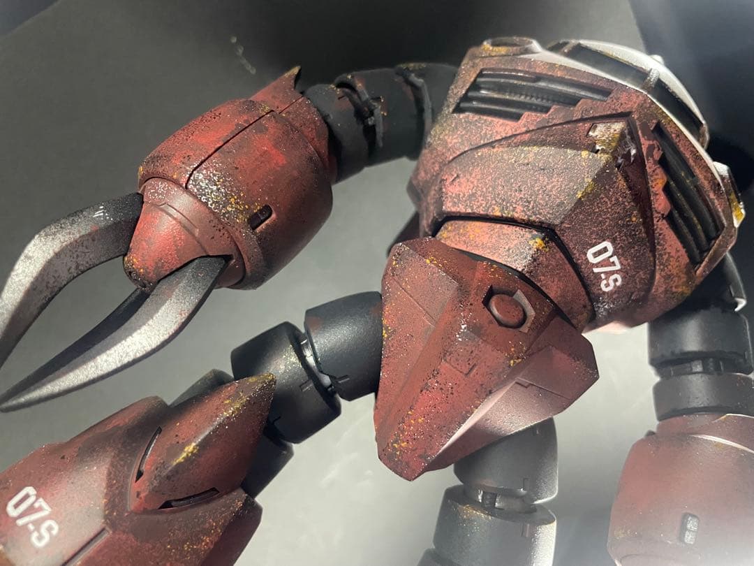 バンダイMG 1/100シャア専用ズゴックMSM-07Sエイジング全塗装完成品