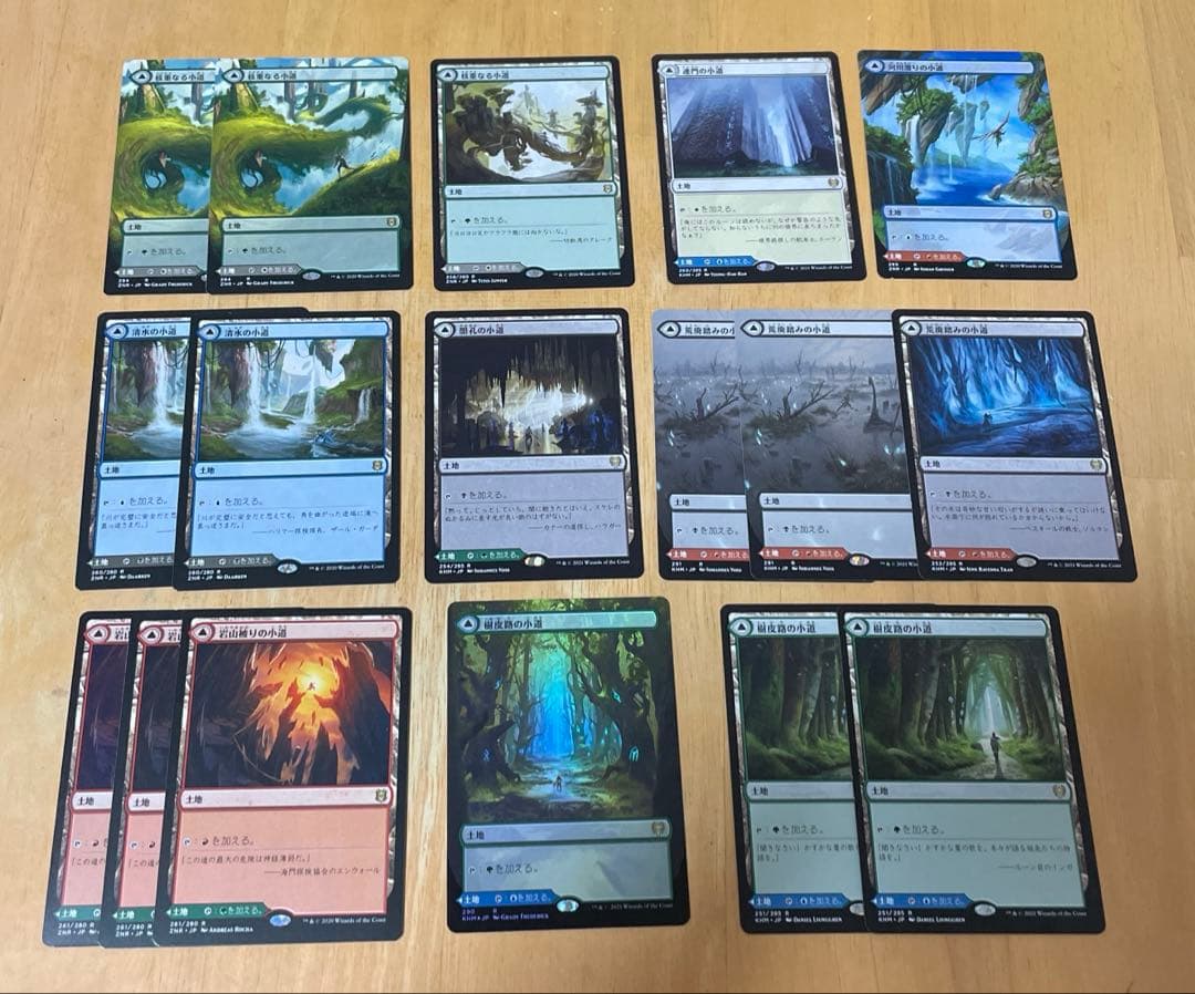 mtg土地まとめ 小道 レア土地 2色土地など 計217枚 メルカリ便