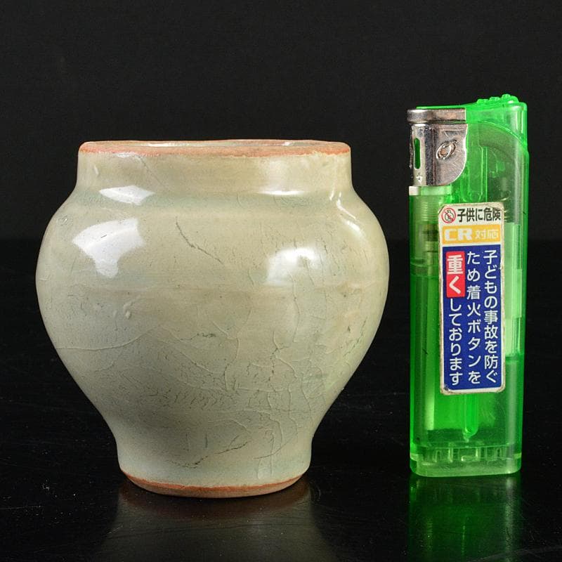 中国　龍泉窯青磁　小壷　M　R5851