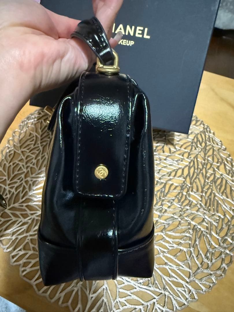 CHANEL(シャネル)ノベルティ★がま口ボストン型 ショルダーバッグ★2way