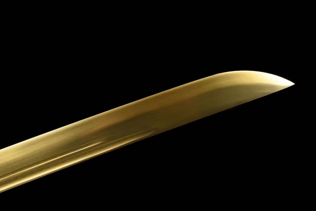 『刺繍春刀——金セミ』古兵器 武具　刀装具　日本刀　模造刀 居合刀 長尺