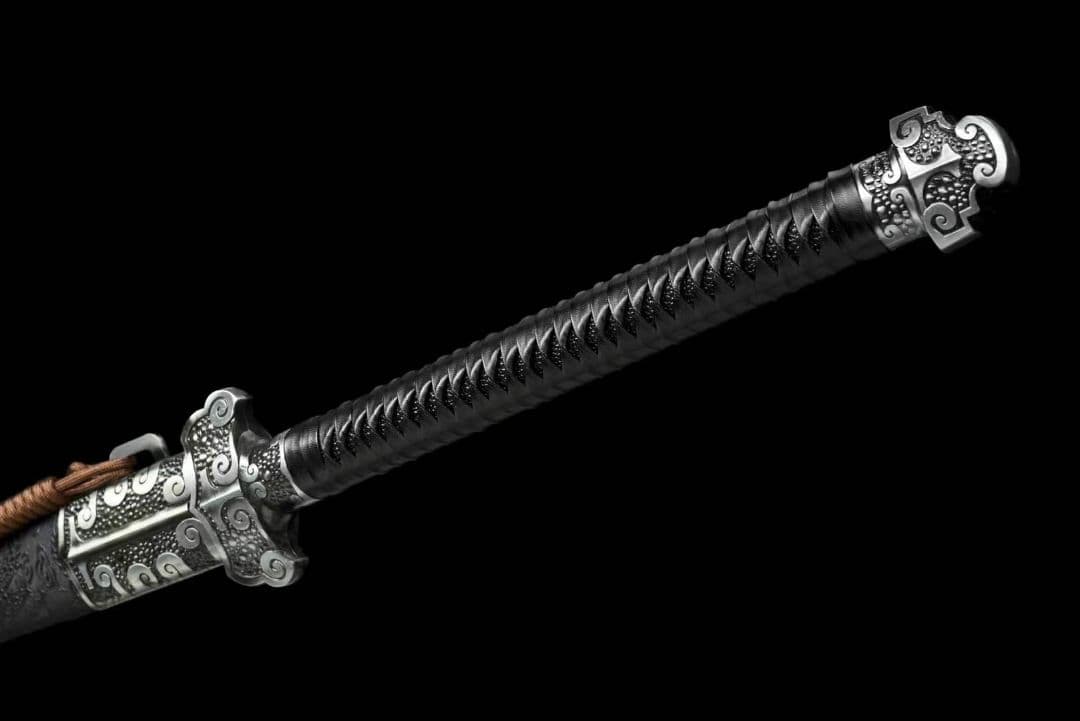 『刺繍春刀——金セミ』古兵器 武具　刀装具　日本刀　模造刀 居合刀 長尺