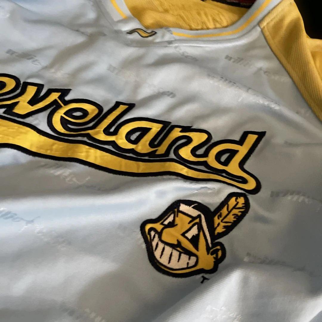 希少　メジャーリーグ　インディアンズ　ユニホーム　石橋貴明