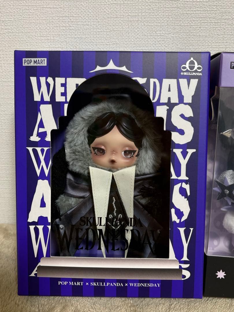 スカルパンダSKULLPANDA クロミ ウェンズデー POPMART サンリオ