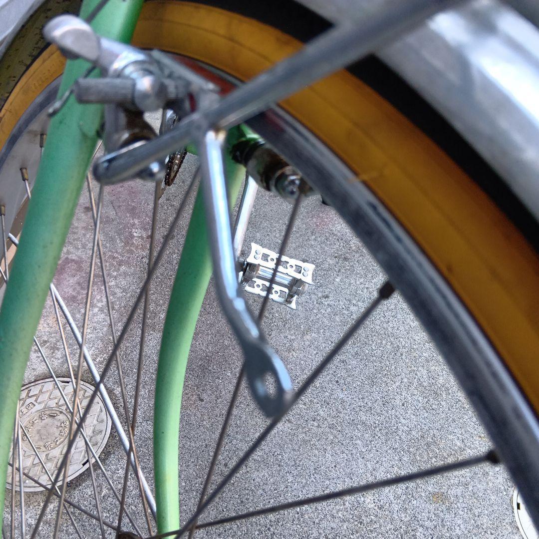 埼玉南部直接引取限定！当時物ランドナー　ビンテージ　Wレバー　チェレステ