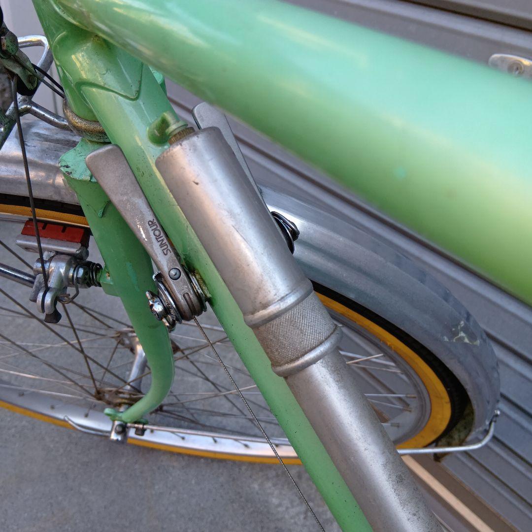 埼玉南部直接引取限定！当時物ランドナー　ビンテージ　Wレバー　チェレステ