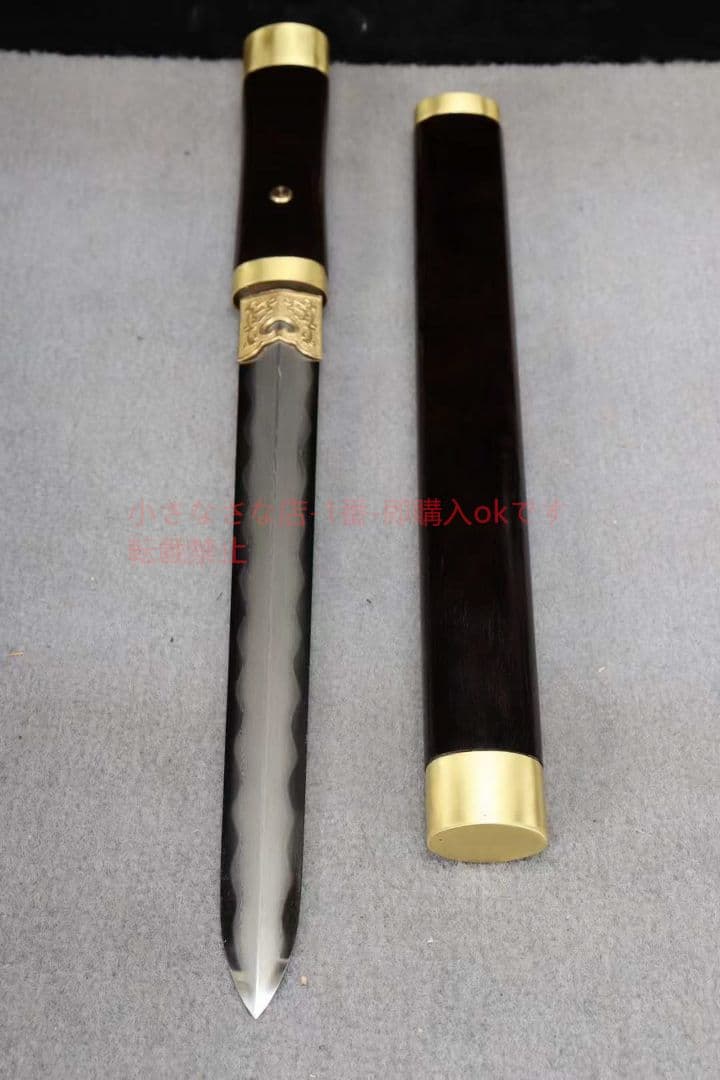 【素銅短剣】  古兵器 武具 刀装具 日本刀 模造刀 居合刀