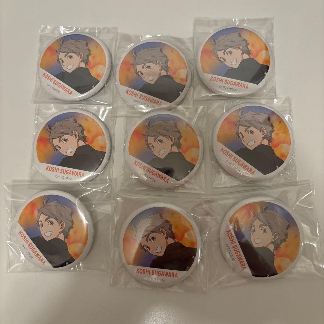 菅原孝支 横断幕 缶バッジ 9個セット