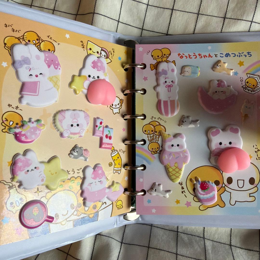 正規品 シール帳 完成品 M５ちいかわ サンリオ ディズニー なっとうちゃん