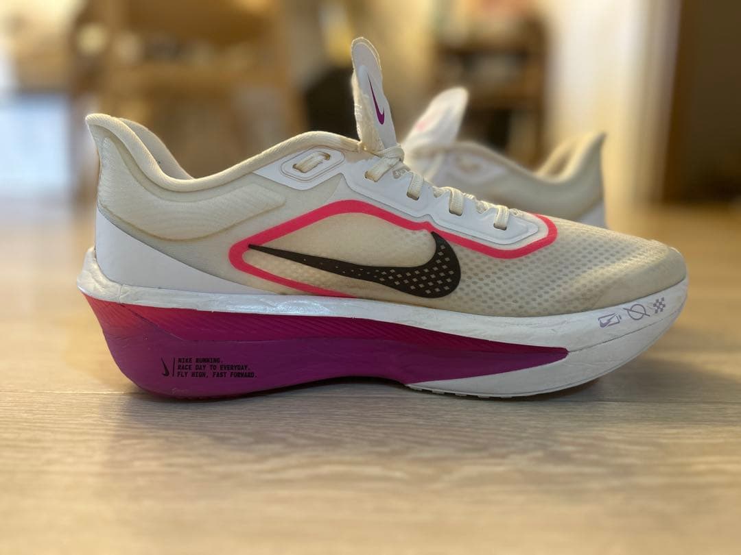 Nike Zoom Fly 6 サイズ27.5cm ホワイト/ブラック/ピンク