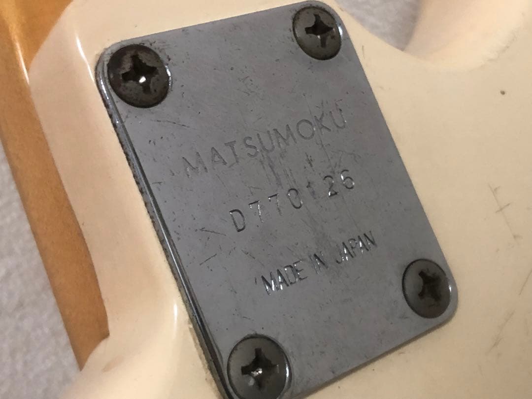 ７０年代Westminster （グレコ姉妹ブランド)ストラトタイプギター難あり