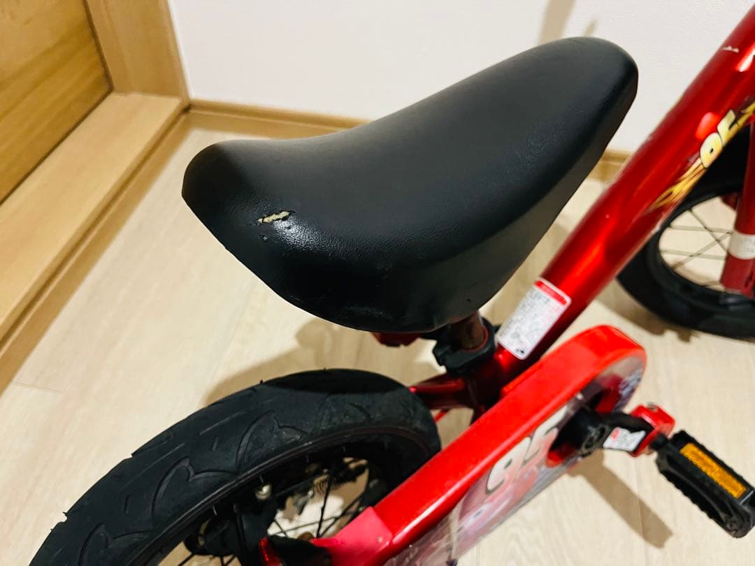 カーズ 変身バイク d-bike じてんしゃデビュー 2in1 2way 赤