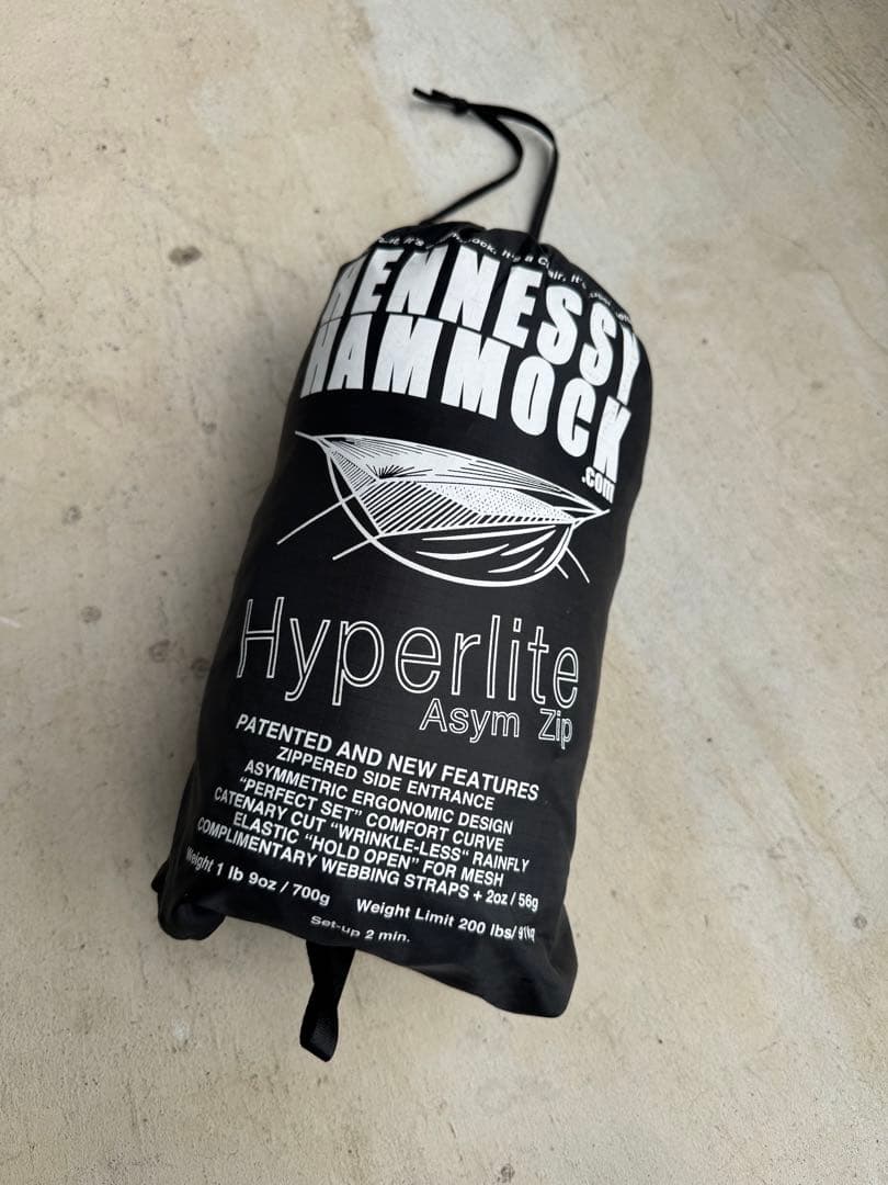 ヘネシーハンモック ハイパーライト ASYM ZIP