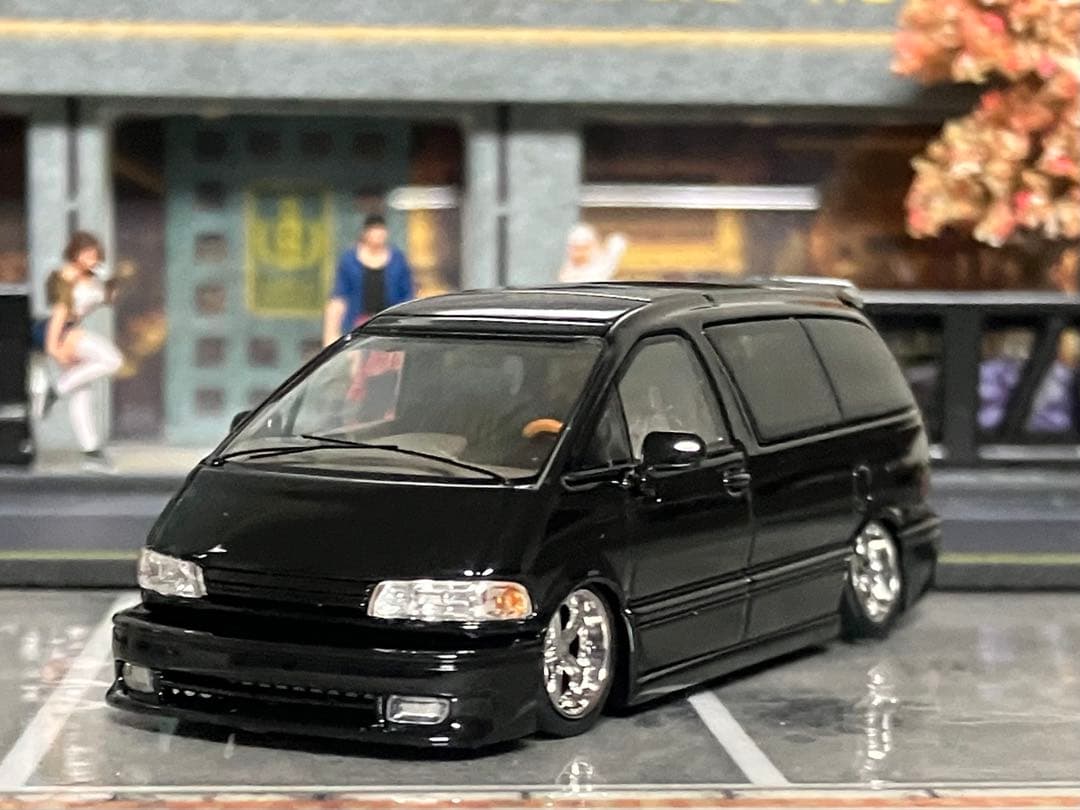 トヨタ　エステマ　ファブレス　フルエアロ　1/64 改造