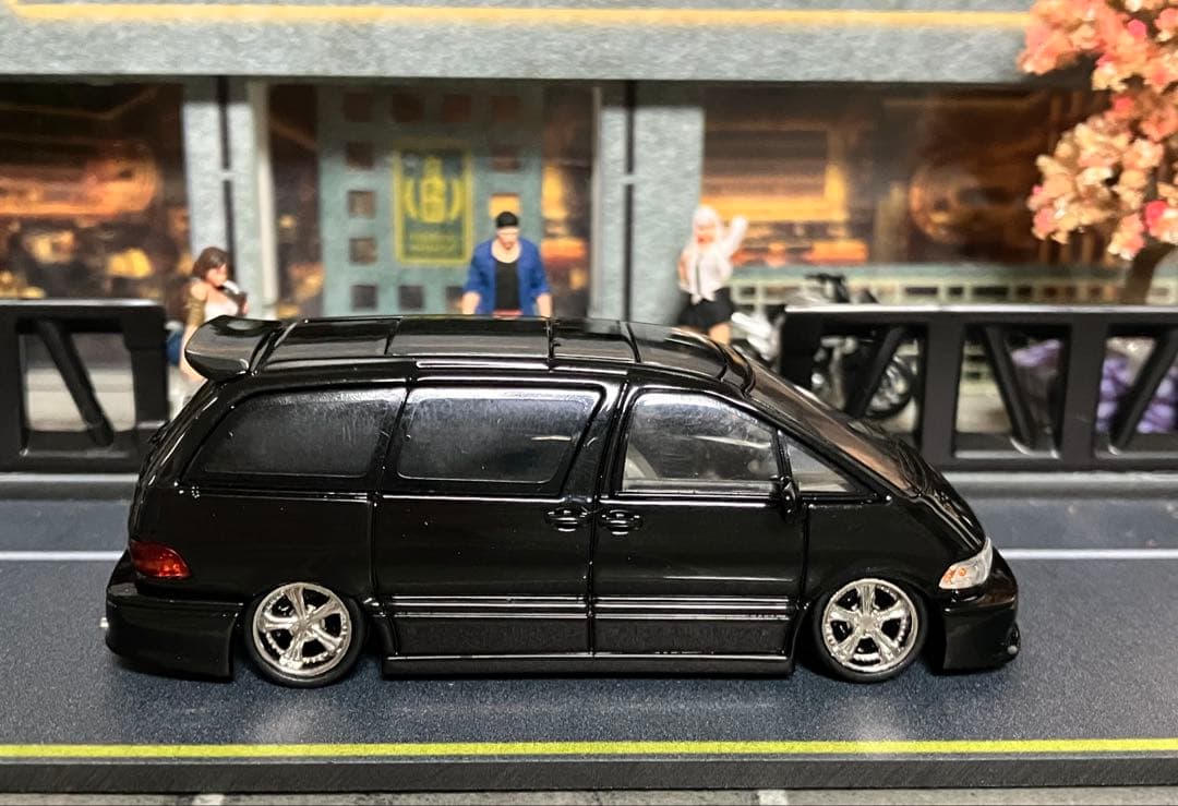 トヨタ　エステマ　ファブレス　フルエアロ　1/64 改造