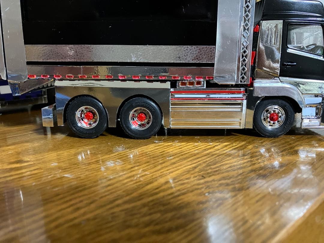 デコトラダンプ、1/32スーパーグレートデカ箱ダンプ、完成品