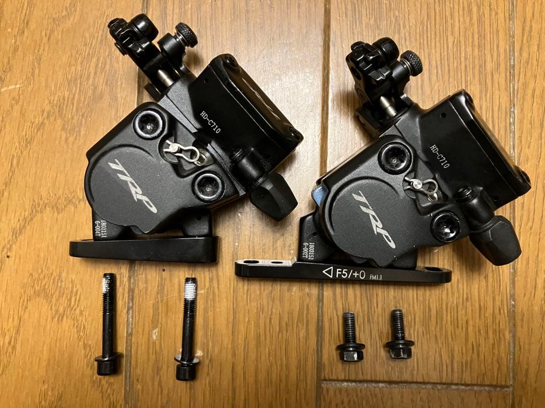 TRP HY-ROAD ディスクブレーキキャリーパー　前後セット フルセット