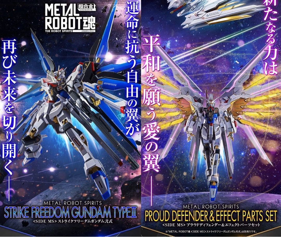 メタルロボット魂 ストライクフリーダムガンダム弍式&プラウドディフェンダー