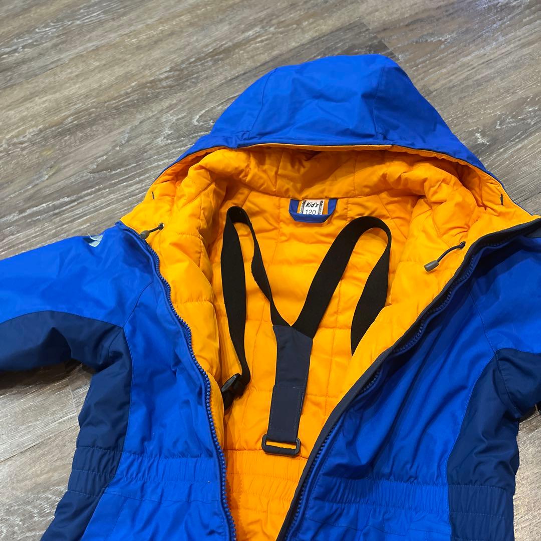 mont-bellモンベル　１２０　男の子　スノーウェア　つなぎ