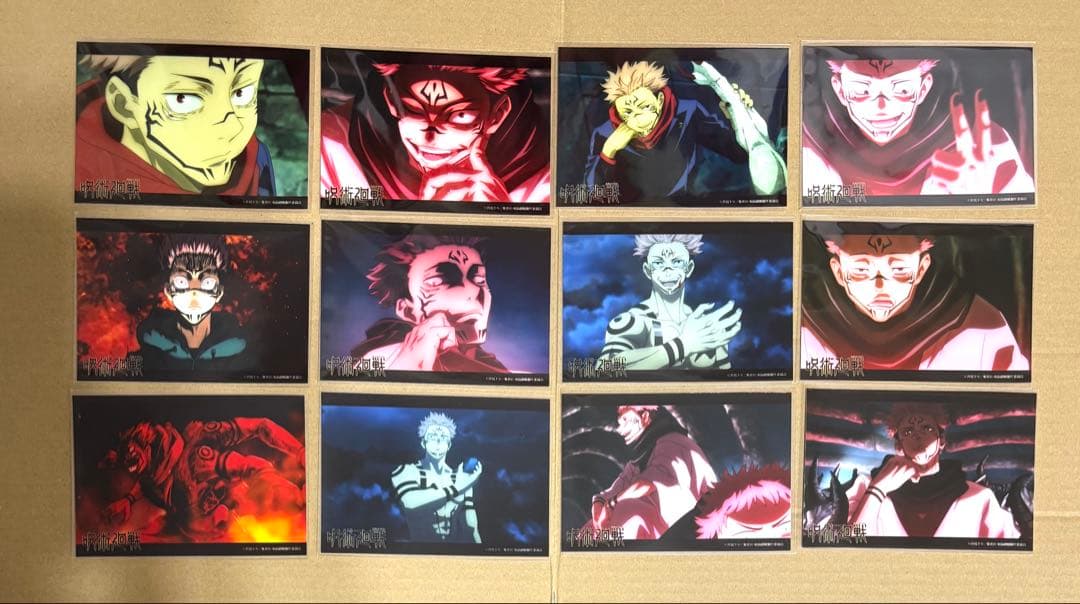 呪術廻戦　両面宿儺　缶バッジ　ブロマイド　チェキ風カード　まとめ売り