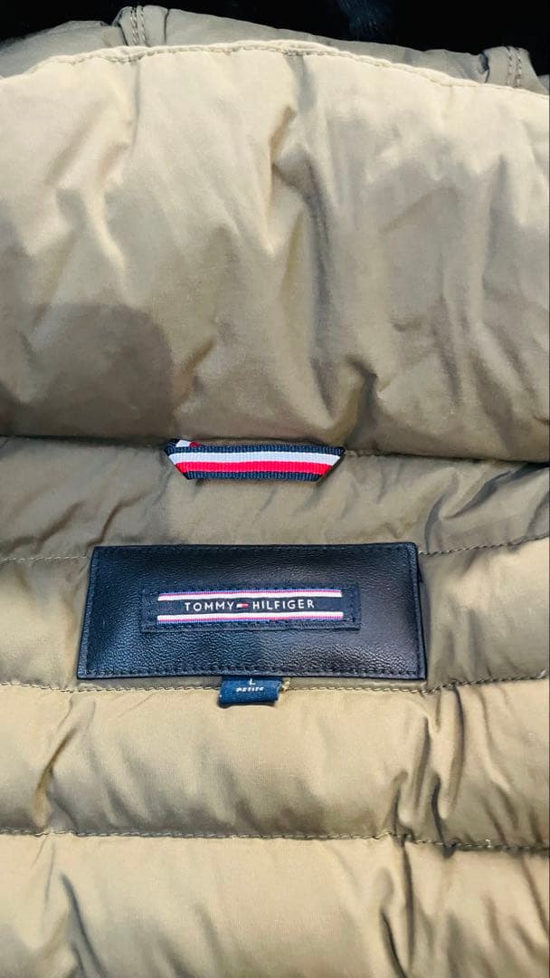 美品　トミーフィルフィガー　ダウン　アウター　ショートダウン　ジャケット　L
