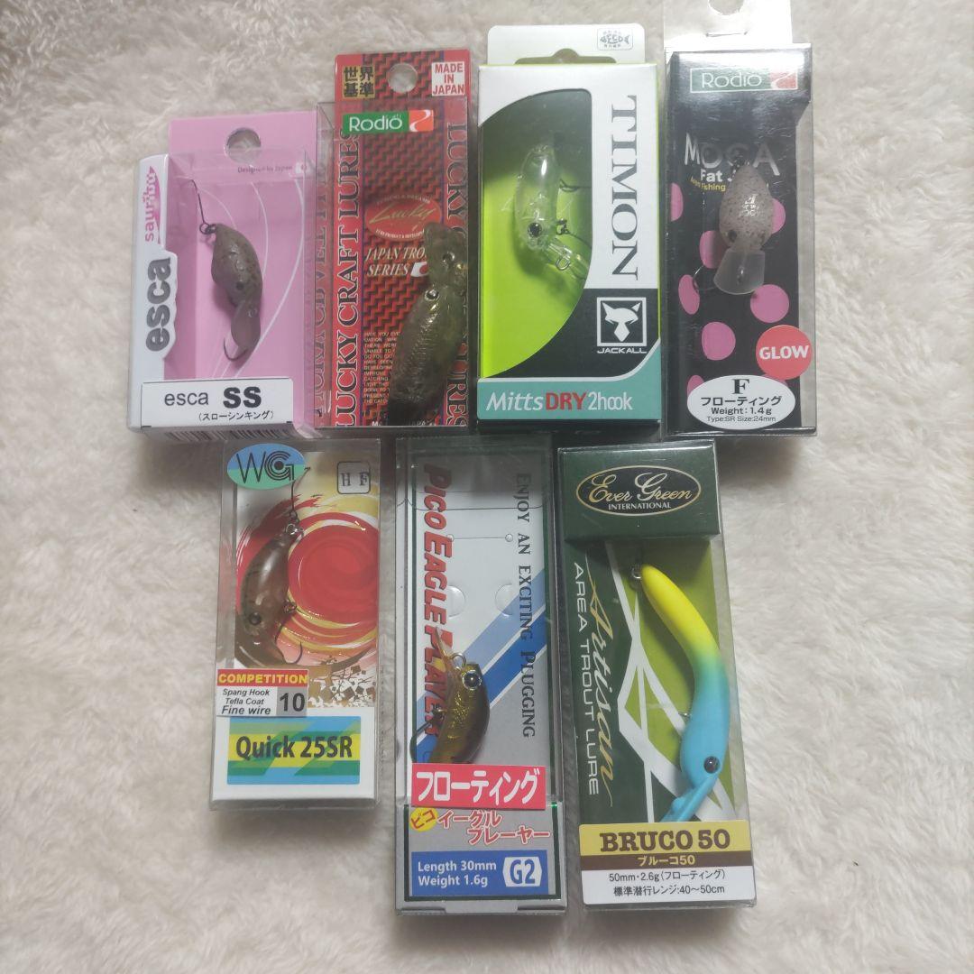 エリアトラウトクランク7点セット！