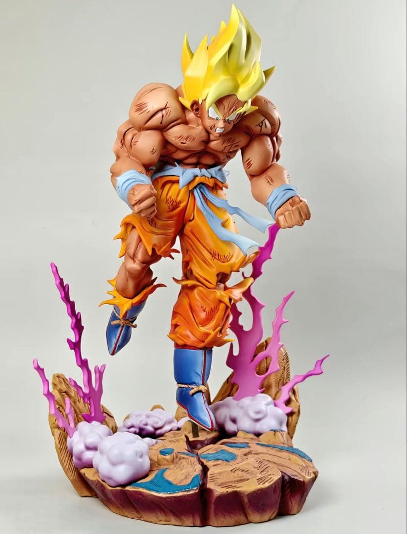ドラゴンボールガレージキット　超サイヤ人 孫悟空　レジン スタチュー フィギュア