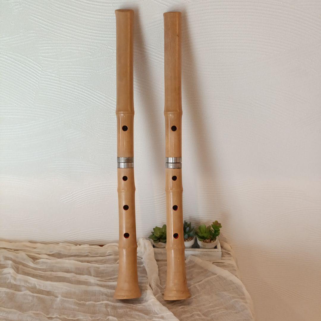 尺八本体 プラスチック製　２本セット