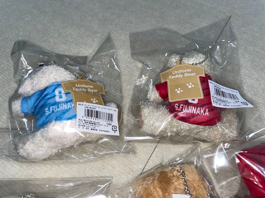 サントリーサンバーズ大阪 藤中颯志 ユニフォームくまキー ベアキー