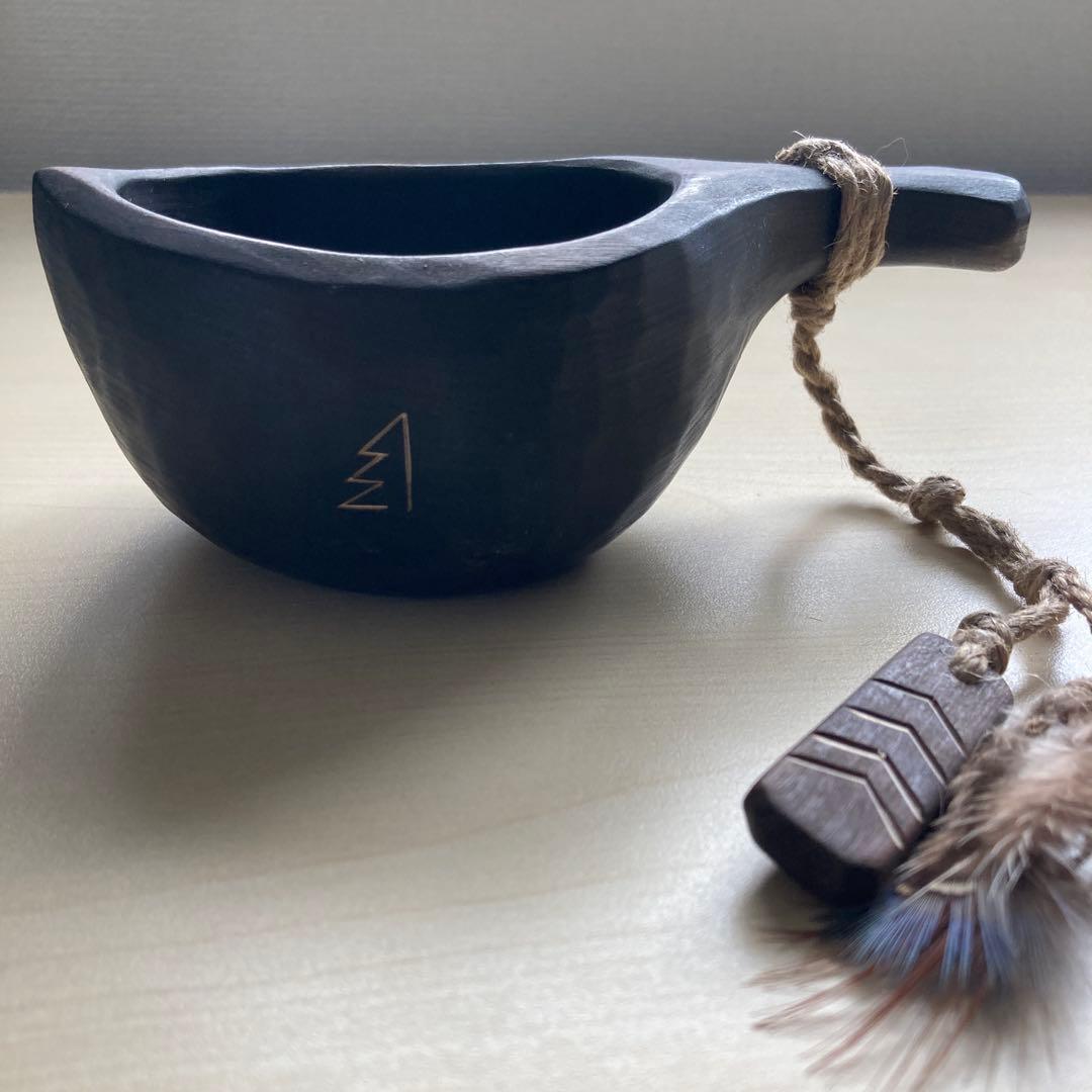 【新品】ソウルオブシベリア #1 ブラックペンダント　No.1813 ククサ