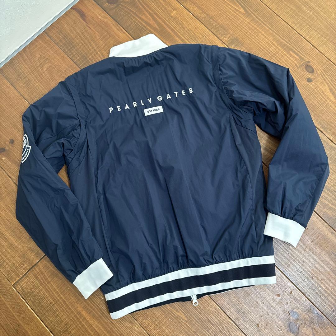 専用　パーリーゲイツ 中綿　リバーシブルブルゾン　4 ホワイト　ネイビー　ベスト