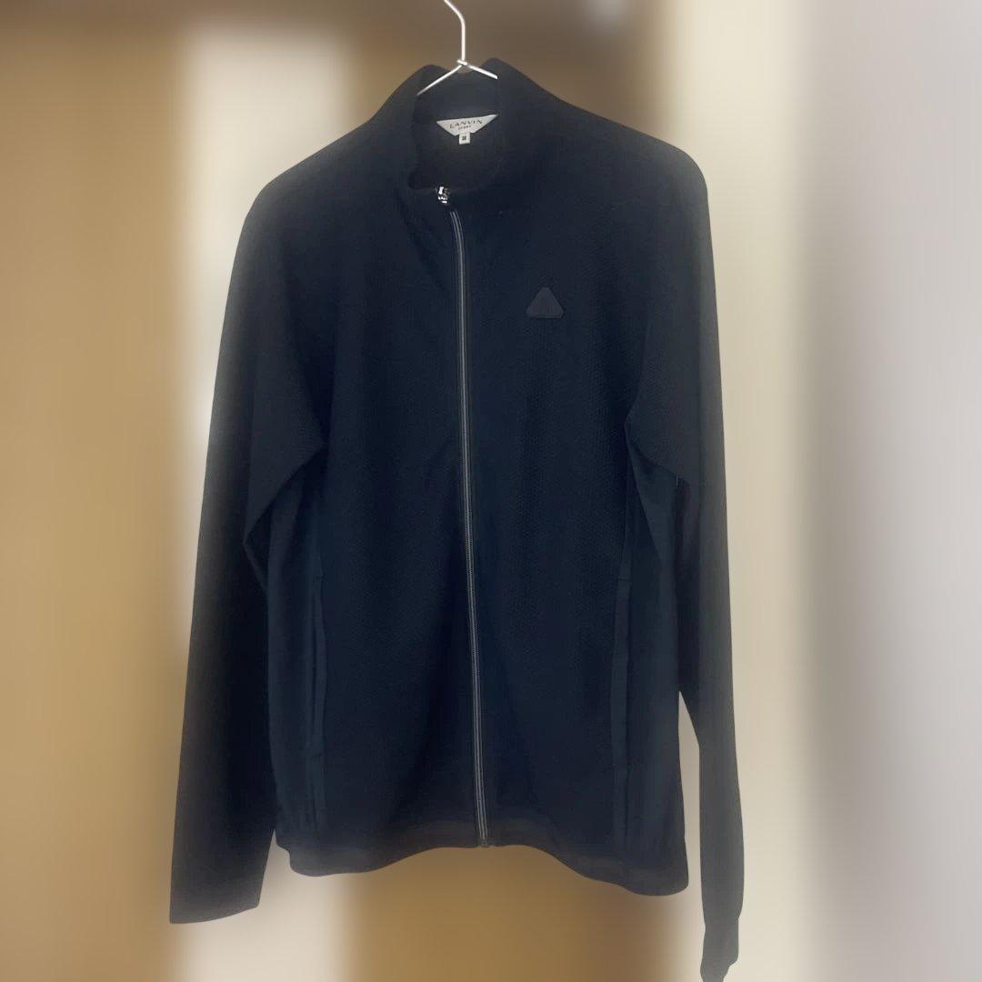 LANVIN SPORT ブラック ジップアップジャケット 38