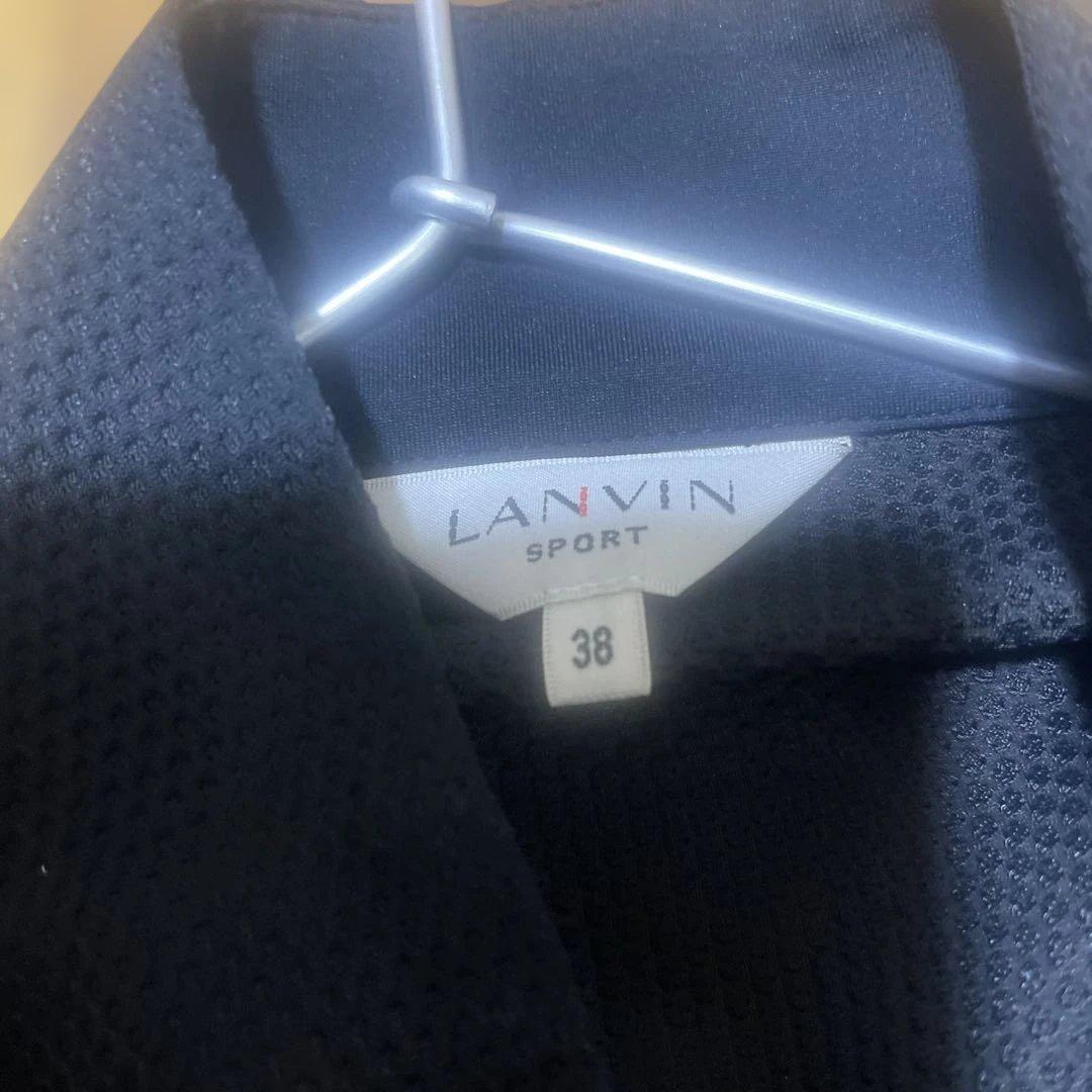 LANVIN SPORT ブラック ジップアップジャケット 38