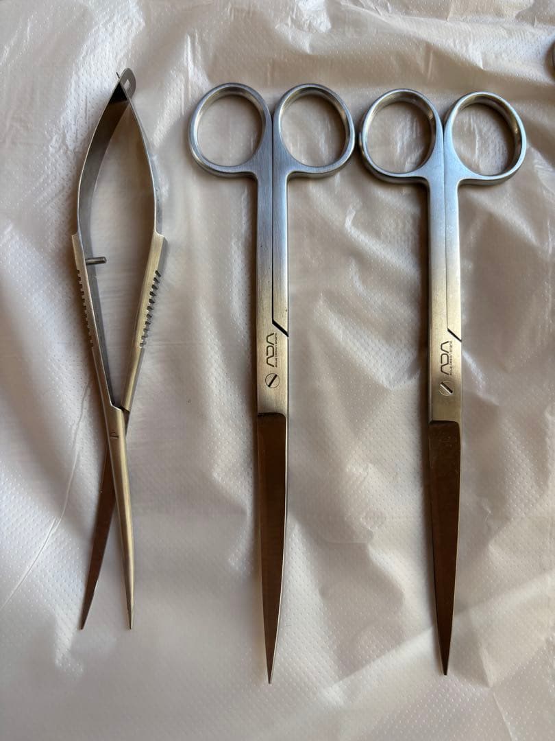 ADA ハサミ、ピンセットセット　8点セット