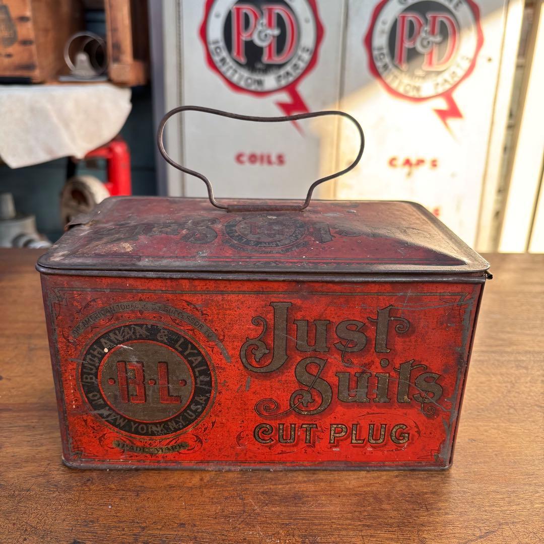 USA Antique NEWYORK BUCHANAN&LYALL TIN缶