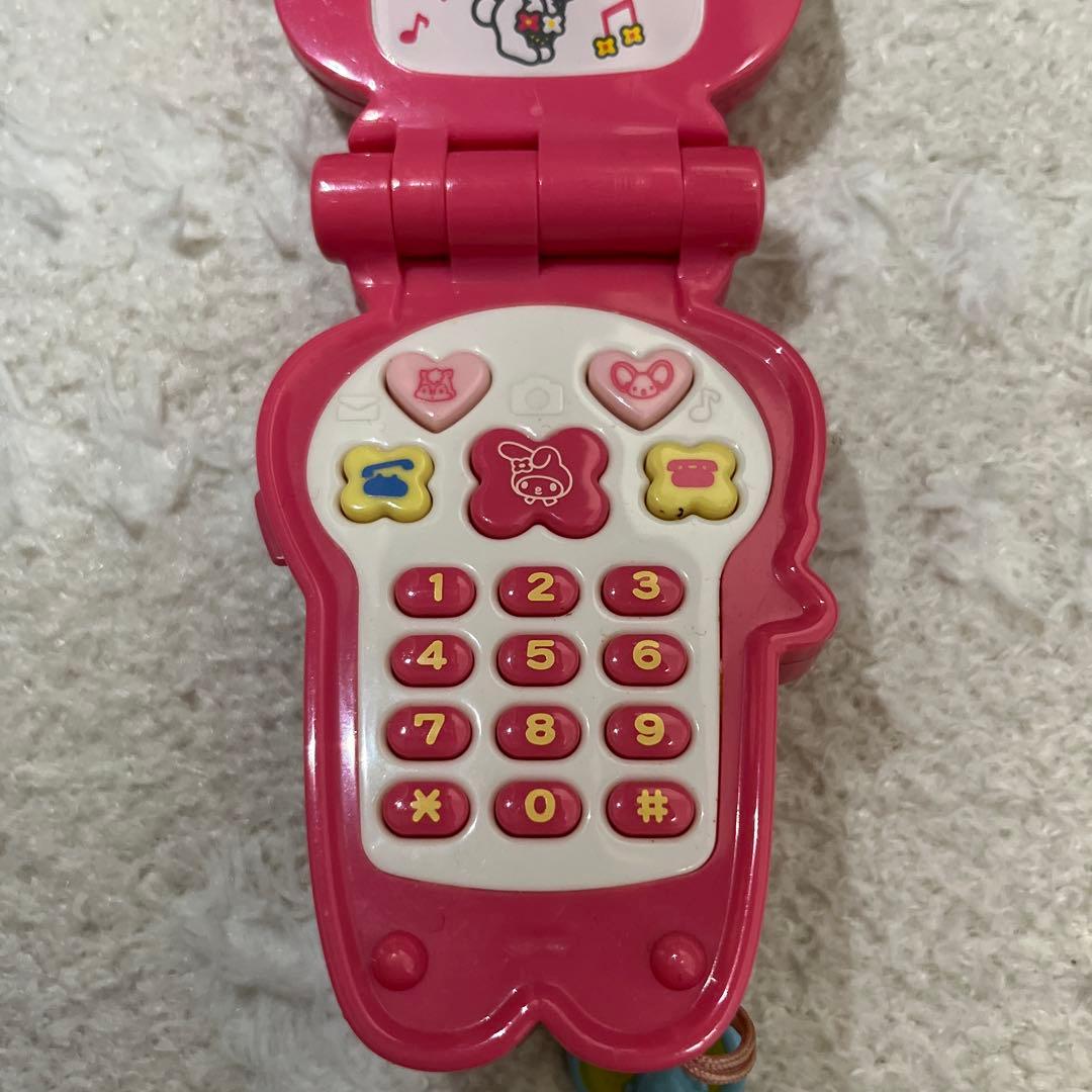 マイメロディ レトロ携帯電話型おもちゃ ピンク