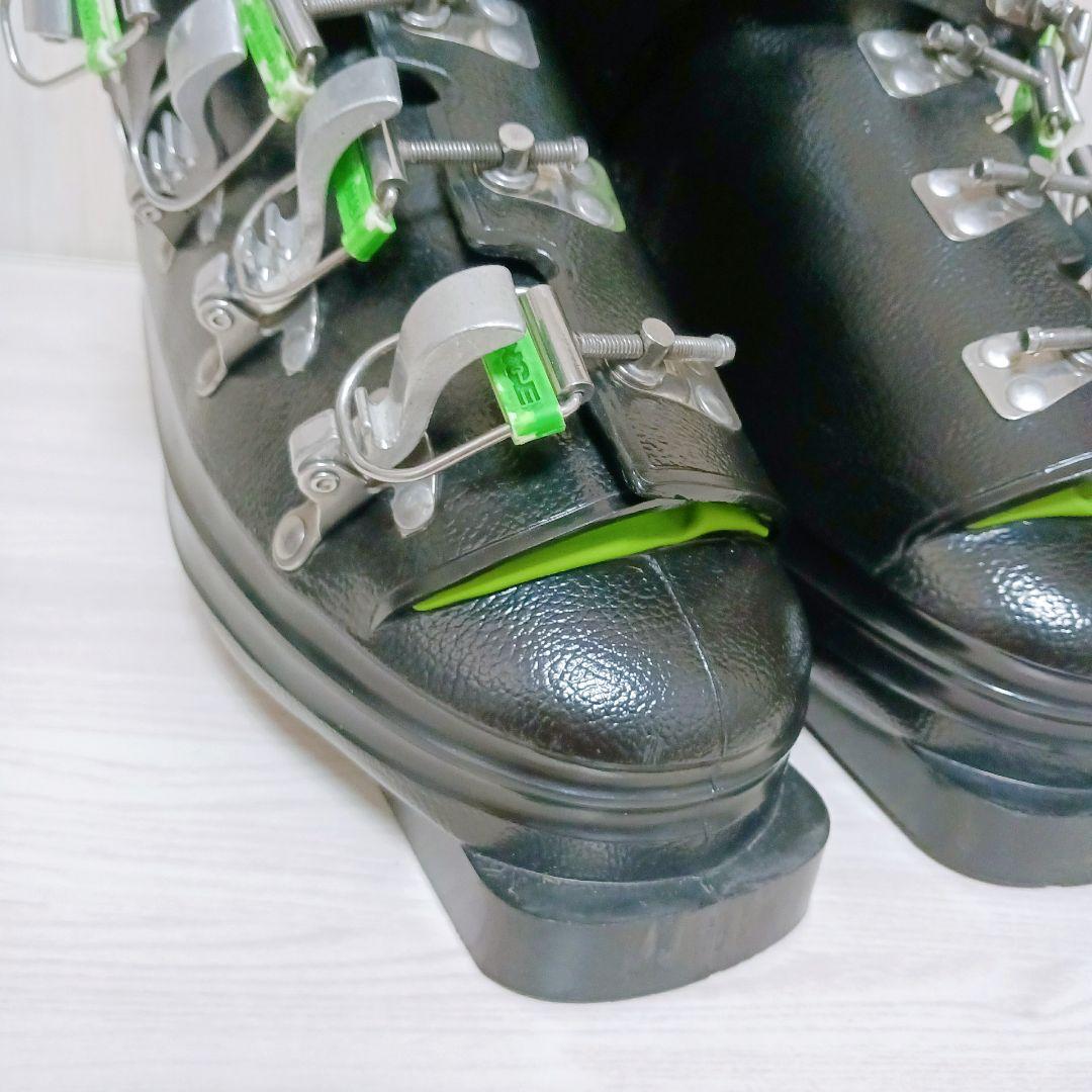 スキーブーツ LANGE ラング 7W 約25cm グリーン×ブラック