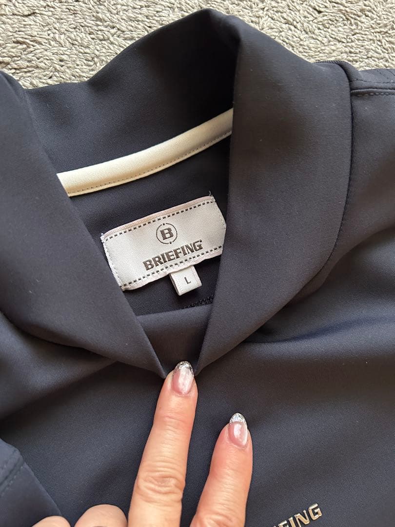 値下げ！極美品　ブリーフィング　ワンピース　ネイビー　L