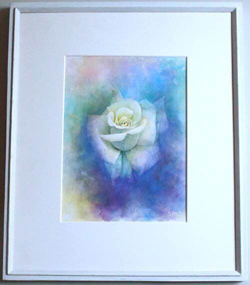 白のバラ(田中 資幸 作)