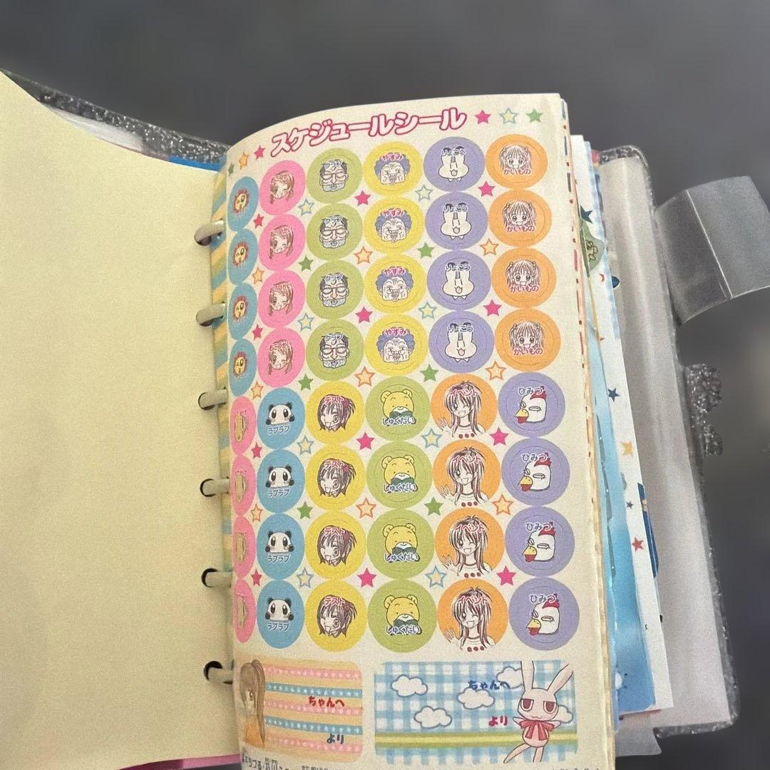 シール帳　当時　2002年頃　ポストカード付き　ギャルズ　なかよし　レトロ