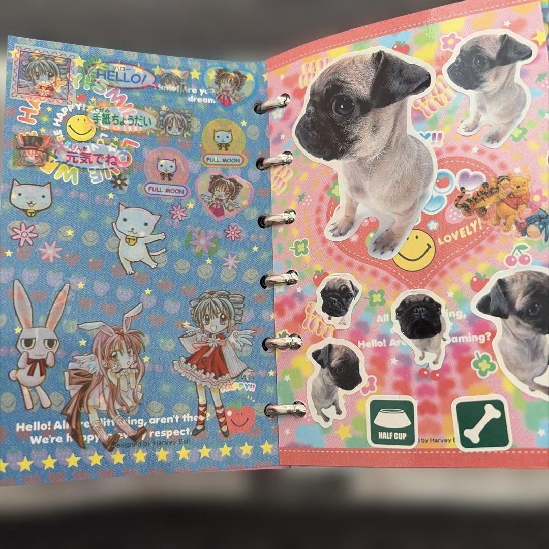 シール帳　当時　2002年頃　ポストカード付き　ギャルズ　なかよし　レトロ